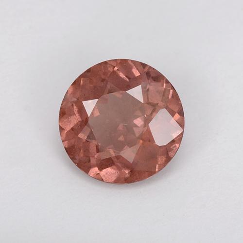 Grenat Malaya Rouge moyen naturelle Coupe roude, 1.27 ct, VS