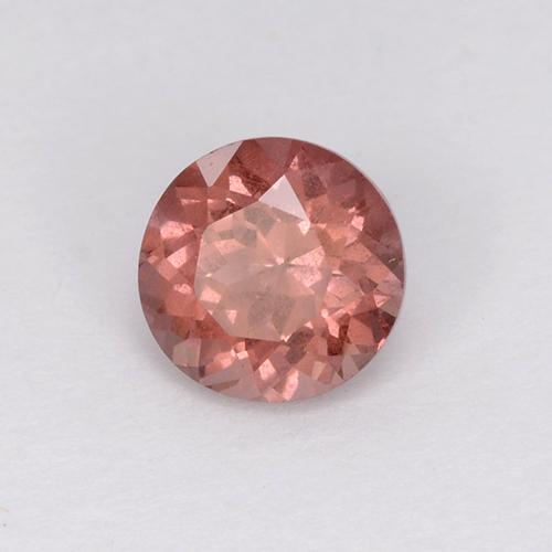 Grenat malaya rose naturelle coupe roude, 0,75 ct, VS