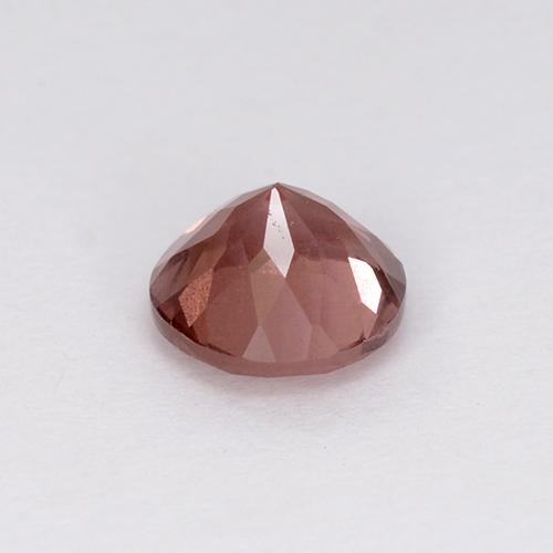 Grenat malaya rose naturelle coupe roude, 0,75 ct, VS