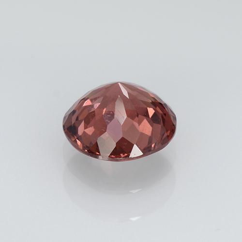 Grenat malaya orange naturelle coupe roude, 0,94 ct, VVS-VS