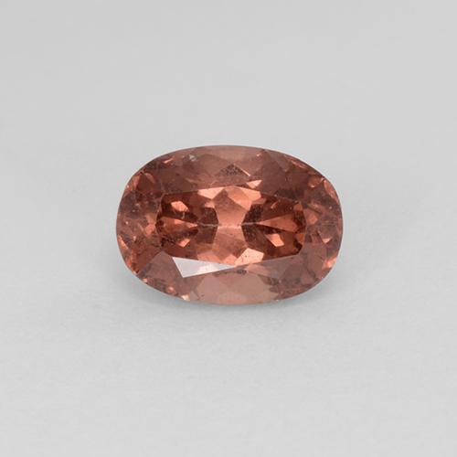 Grenat malaya rose naturelle coupe ovale, 0,78 ct, VS