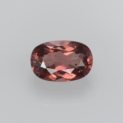 Grenat Malaya Rose naturelle Coupe ovale, 0.56 ct, VS