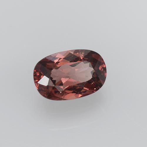 Grenat Malaya Rose naturelle Coupe ovale, 0.56 ct, VS