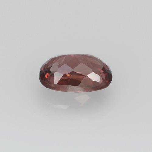 Grenat Malaya Rose naturelle Coupe ovale, 0.56 ct, VS