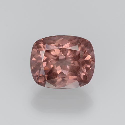 Grenat Malaya Rose naturelle Coupe coussin, 0.89 ct, VS