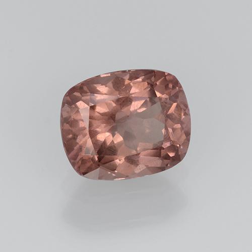 Grenat Malaya Rose naturelle Coupe coussin, 0.89 ct, VS
