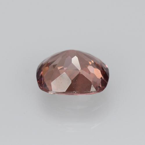 Grenat Malaya Rose naturelle Coupe coussin, 0.89 ct, VS