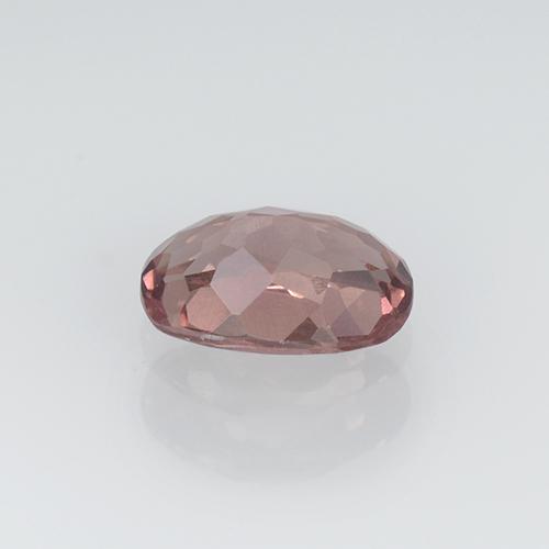 Grenat malaya rose naturelle coupe ovale, 0,64 ct, VS