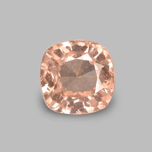 Grenat malaya rose naturelle coupe coussin, 0,49 ct, VS