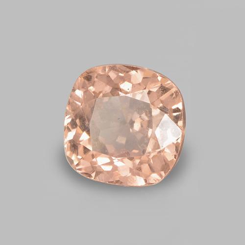 Grenat malaya rose naturelle coupe coussin, 0,49 ct, VS