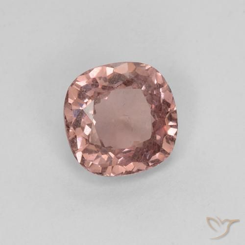 Grenat malaya rose naturelle coupe coussin, 0,58 ct, VS