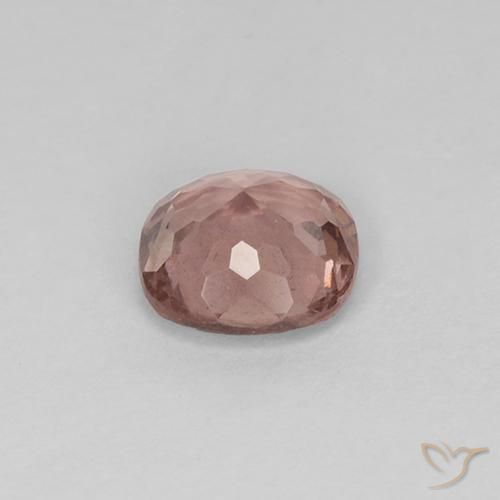 Grenat malaya rose naturelle coupe coussin, 0,58 ct, VS