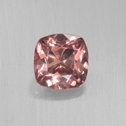 Grenat malaya rose naturelle coupe coussin, 0,51 ct, VS