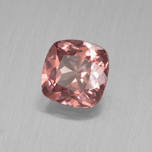 Grenat malaya rose naturelle coupe coussin, 0,51 ct, VS
