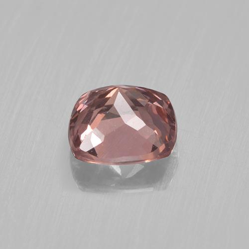 Grenat malaya rose naturelle coupe coussin, 0,51 ct, VS
