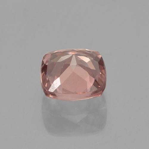 Grenat malaya rose naturelle coupe coussin, 0,56 ct, VS