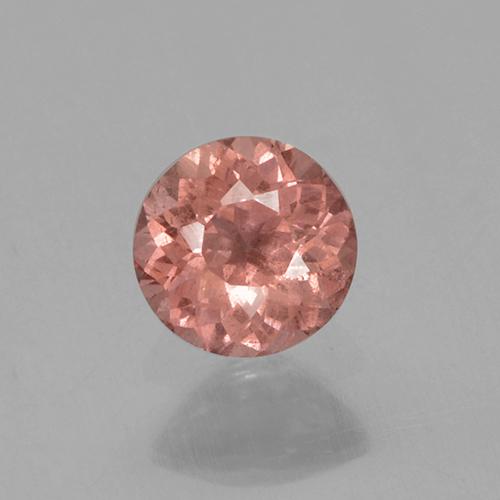 Grenat malaya rose naturelle coupe roude, 0,40 ct, VS