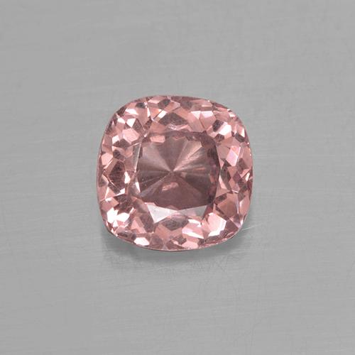 Grenat malaya rose naturelle coupe coussin, 0,56 ct, VS