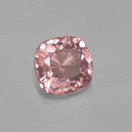 Grenat malaya rose naturelle coupe coussin, 0,56 ct, VS