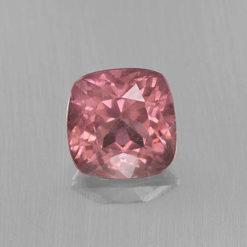 Grenat malaya rose naturelle coupe coussin, 0,59 ct, VS
