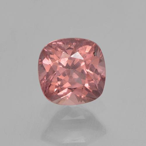 Grenat Malaya Rose rose profond naturelle Coupe coussin, 0.54 ct, VS