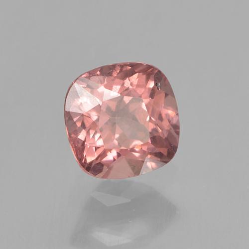Grenat Malaya Rose rose profond naturelle Coupe coussin, 0.54 ct, VS