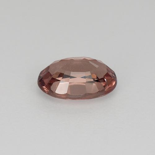 Grenat malaya rose naturelle coupe ovale, 0,68 ct, VS