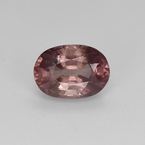 Grenat malaya rose naturelle coupe ovale, 1,02 ct, VS-SI