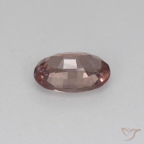 Grenat malaya rose naturelle coupe ovale, 0,58 ct, VS-SI