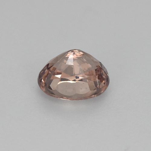Grenat malaya orange naturelle coupe ovale, 0,59 ct, VVS-VS