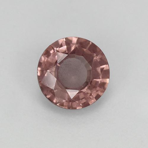 Grenat malaya rose naturelle coupe roude, 0,82 ct, VS