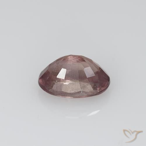 Grenat malaya rose naturelle coupe ovale, 0,73 ct, VS
