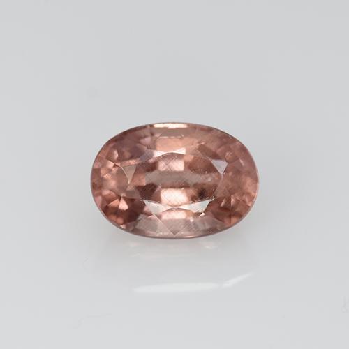 Grenat malaya rose naturelle coupe ovale, 0,79 ct, VS