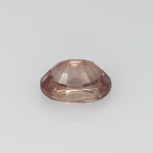 Grenat malaya rose naturelle coupe ovale, 0,79 ct, VS