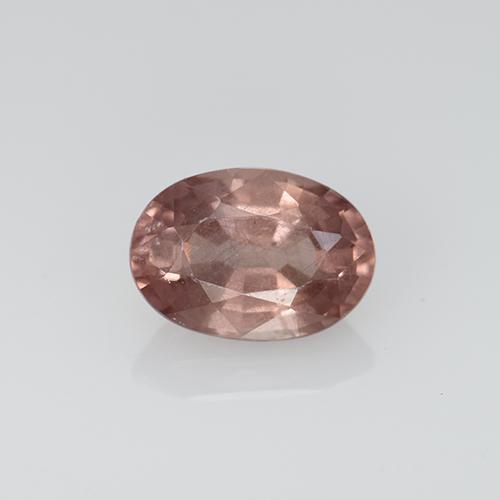 Grenat Malaya Bois de rose léger naturelle Coupe ovale, 0.57 ct, VS-SI