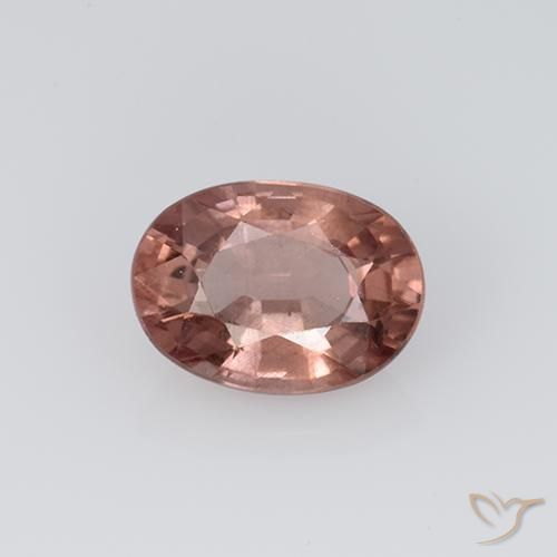 1.12ct Naturel Rouge brique léger Grenat Malaya, ovale, VS