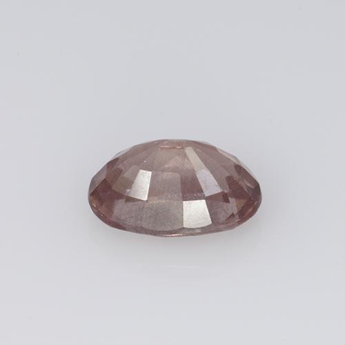 Grenat malaya rose naturelle coupe ovale, 0,70 ct, VS