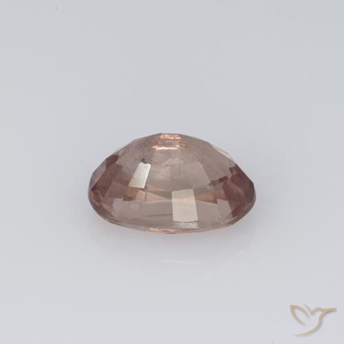 Grenat Malaya Rose clair naturelle Coupe ovale, 0.77 ct, VS