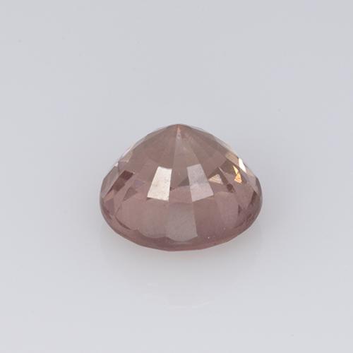 Grenat malaya rose naturelle coupe roude, 0,82 ct, VS
