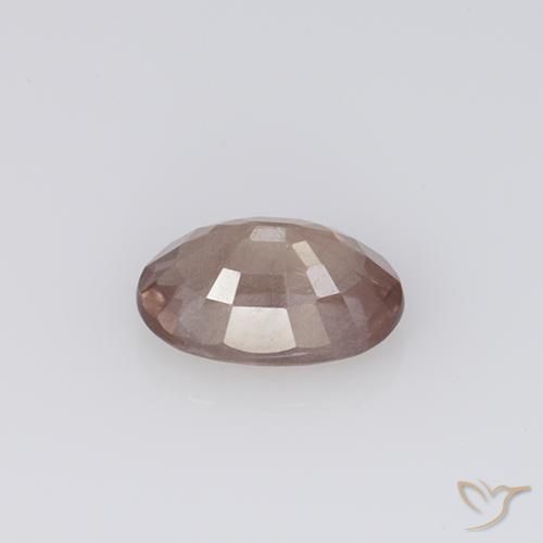 Grenat Malaya Rose clair naturelle ovale, 0.69 ct, VS