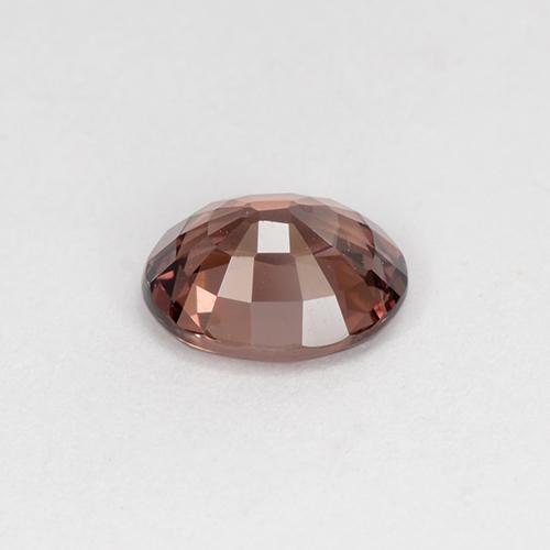 Grenat malaya rose naturelle coupe ovale, 0,87 ct, VS
