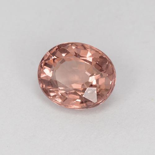 Grenat Malaya Rose moyen naturelle Coupe ovale, 0.88 ct, VVS-VS