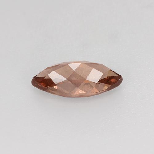 Grenat malaya marron naturelle marquise, 1,28 ct, VVS-VS
