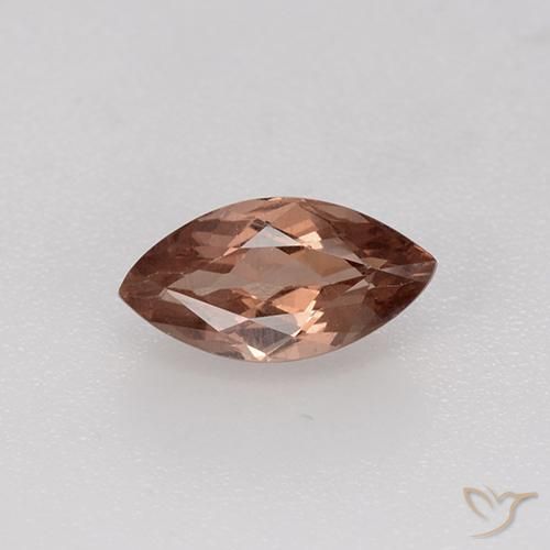 1.17ct Naturel Marron cannelle léger Grenat Malaya, Marquise, VVS-VS