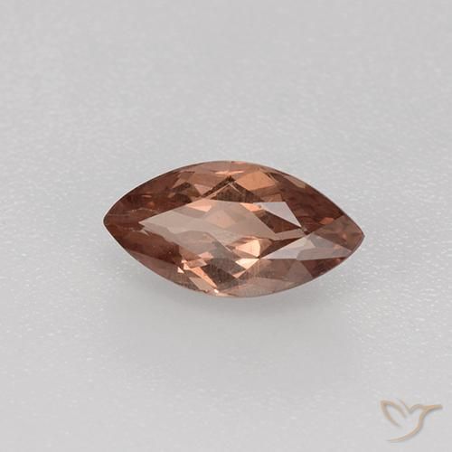 Grenat Malaya Marron cannelle léger naturelle Marquise, 1.17 ct, VVS-VS
