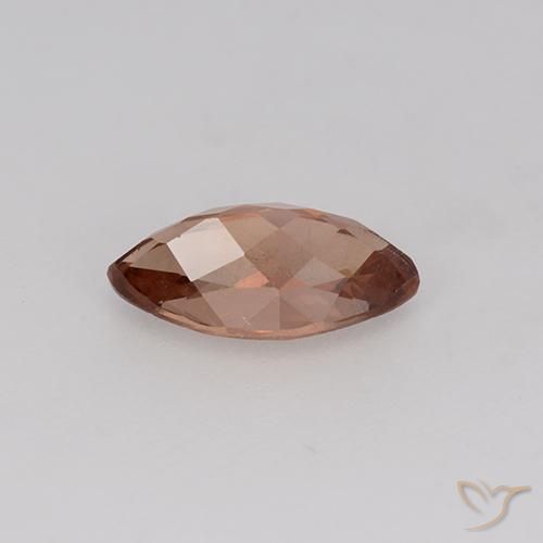Grenat Malaya Marron cannelle léger naturelle Marquise, 1.17 ct, VVS-VS