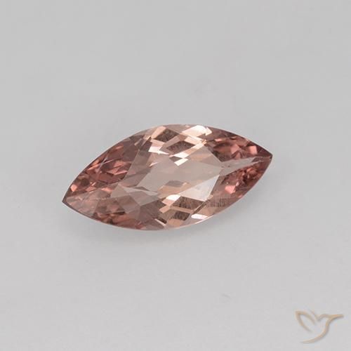 Grenat Malaya Rouge moyen naturelle Marquise, 0.92 ct, VVS-VS
