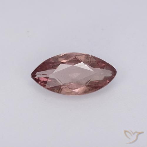 1.17ct Naturel Rouge grisâtre Grenat Malaya, Marquise, VVS-VS