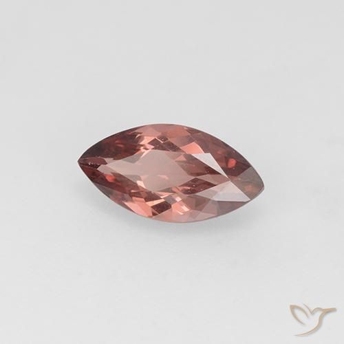 Grenat Malaya Rouge moyen naturelle Marquise, 1.14 ct, VVS-VS