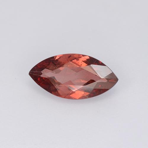 Grenat malaya rouge naturelle marquise, 1,27 ct, VS